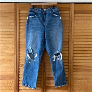 Abercrombie & Fitch Curve Love Jeans 90’s Straight Ultra High Rise